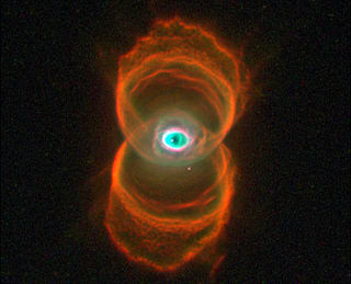 Fotografia della nebulosa planetaria MyCn18